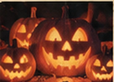 Carved Halloween pumpkins